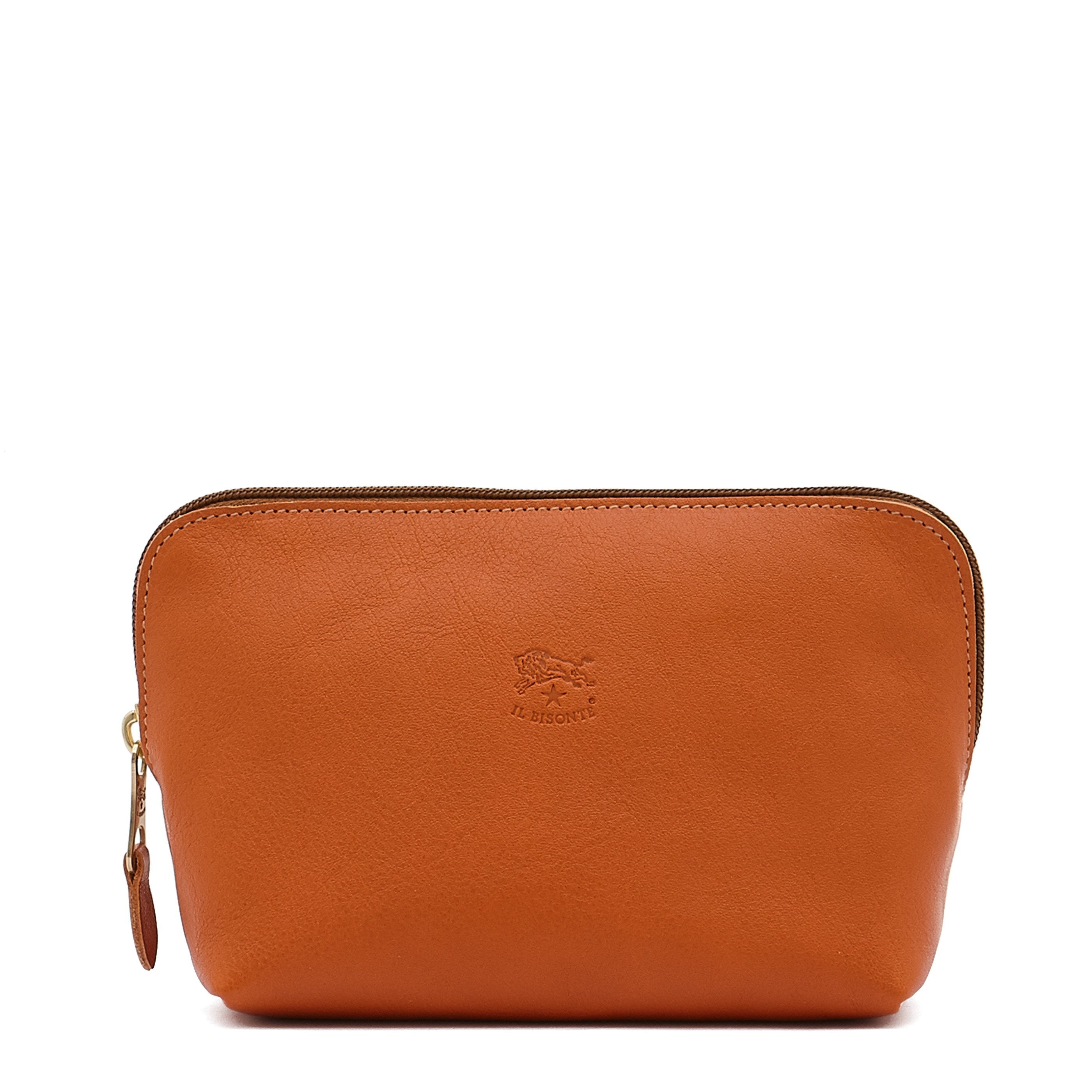 Women's case in calf leather color caramel