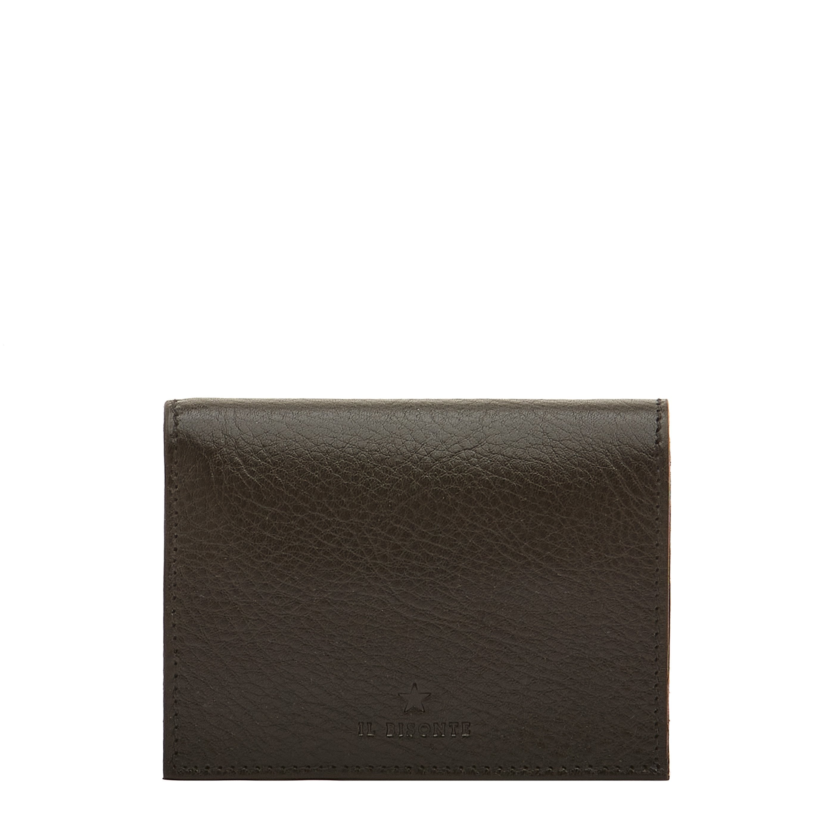 Oliveta  Women's Small Wallet in Leather color Cherry – Il Bisonte