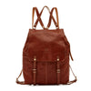 Trappola | Men's Backpack in Vintage Leather color Sepia