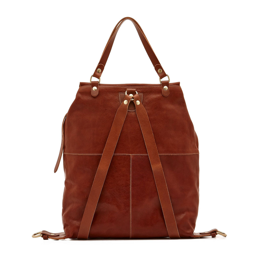 Trappola | Men's Backpack in Vintage Leather color Sepia