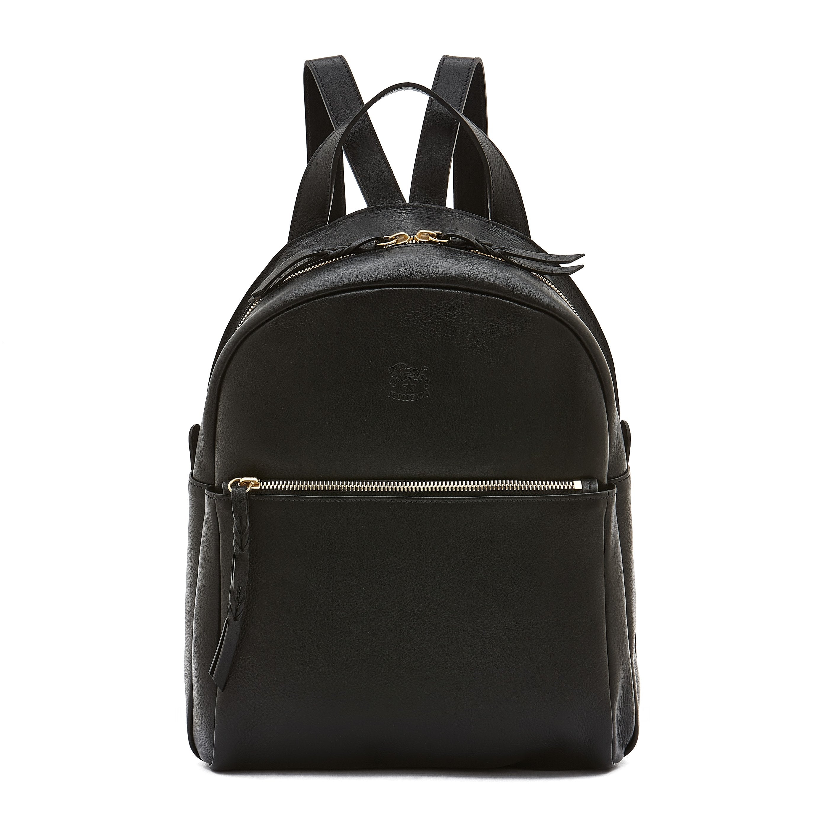 Lungarno | Women's backpack in leather color black