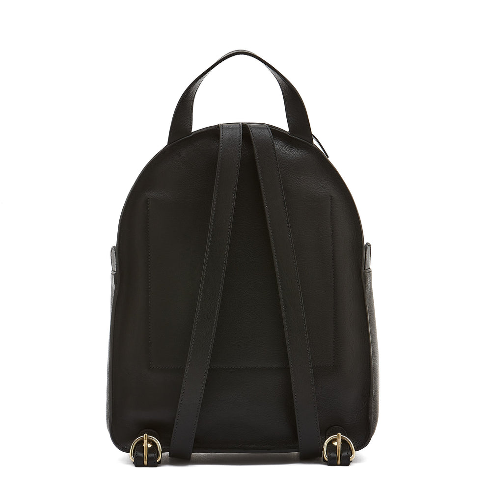 Lungarno | Women's backpack in leather color black