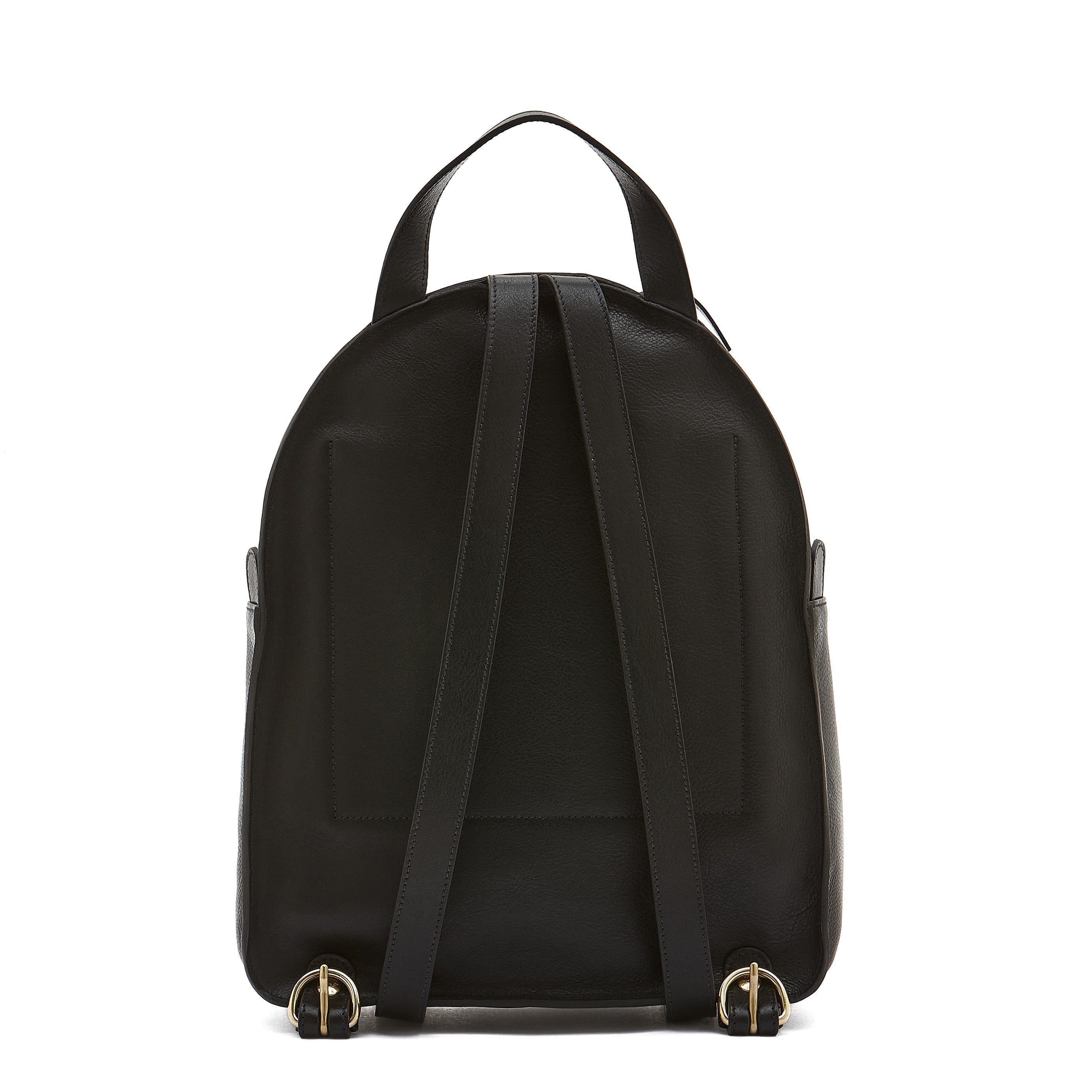 Lungarno | Women's backpack in leather color black