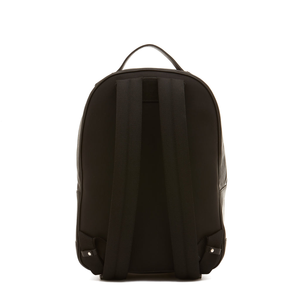 Meleto | Men's backpack in leather color black