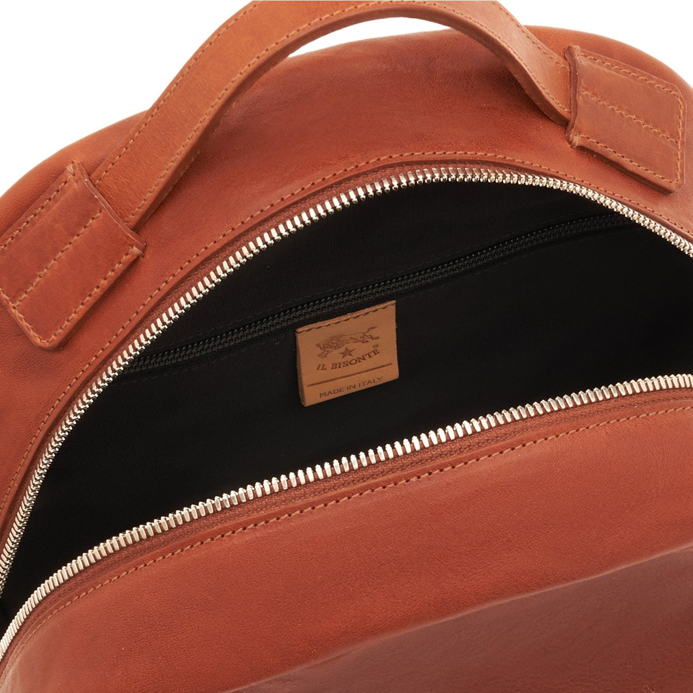 Meleto | Men's backpack in leather color sepia