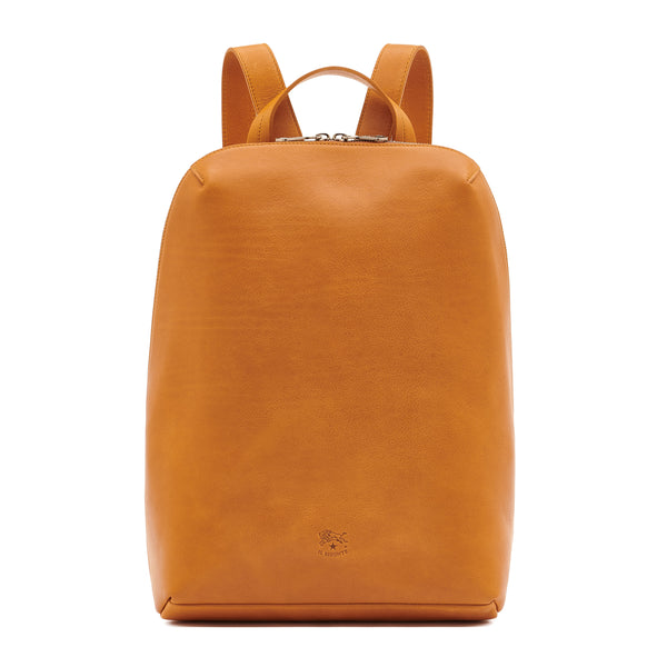 Duccio | Men's backpack in vintage leather color natural