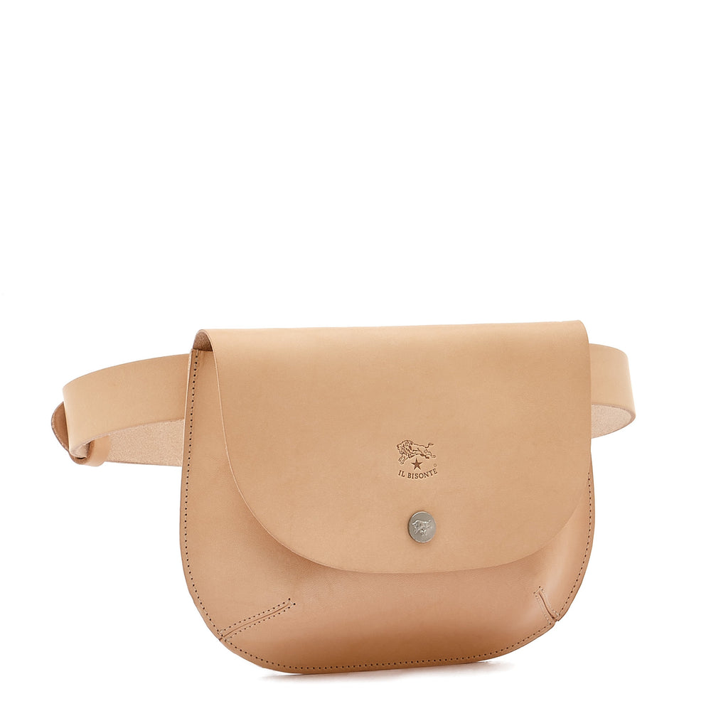 Parione | Women's belt bag in leather color natural