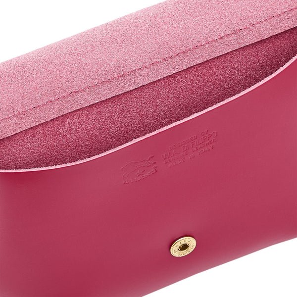 Parione | Women's belt bag in leather color cherry