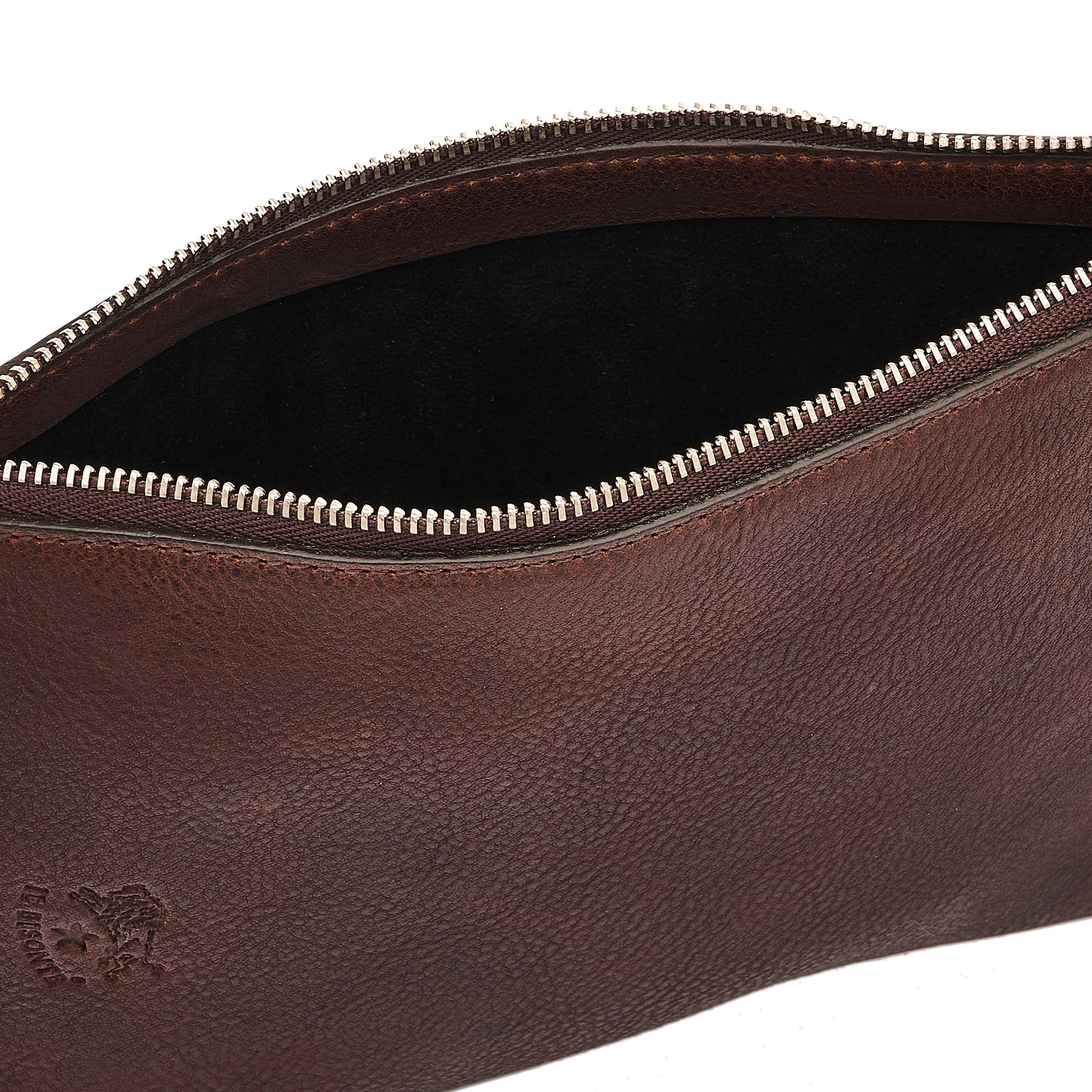 Duccio | Men's belt bag in vintage leather color coffee