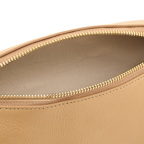 Oliveta | Women's belt bag in leather color caffelatte