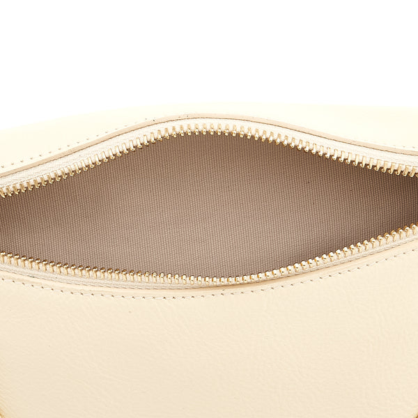 Oliveta | Sac banane pour femme en cuir couleur blanc