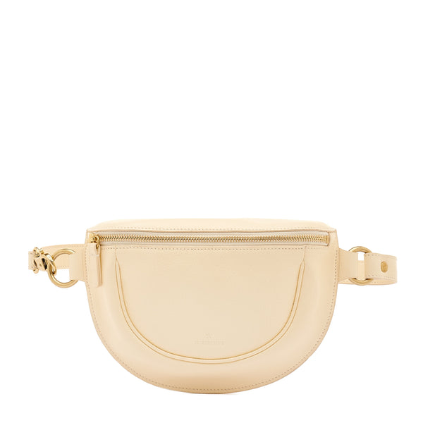 Oliveta | Marsupio da donna in pelle colore bianco