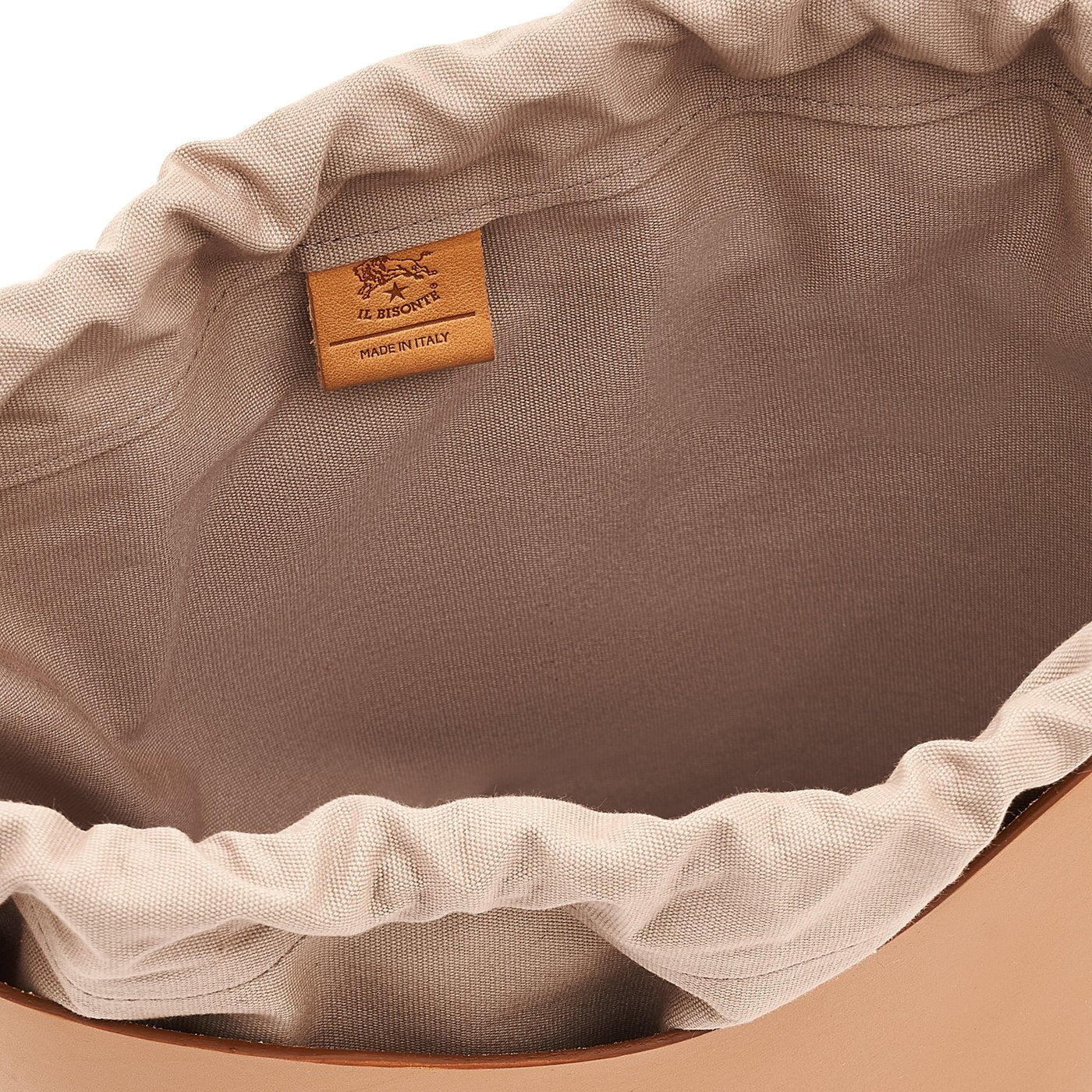 Roseto | Sac seau pour femme en cuir couleur naturel