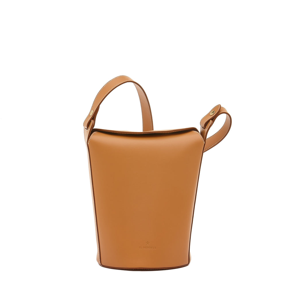 Maggio | Women's bucket bag in leather color natural