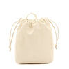 Bellini | Sac seau pour femme en cuir couleur lait