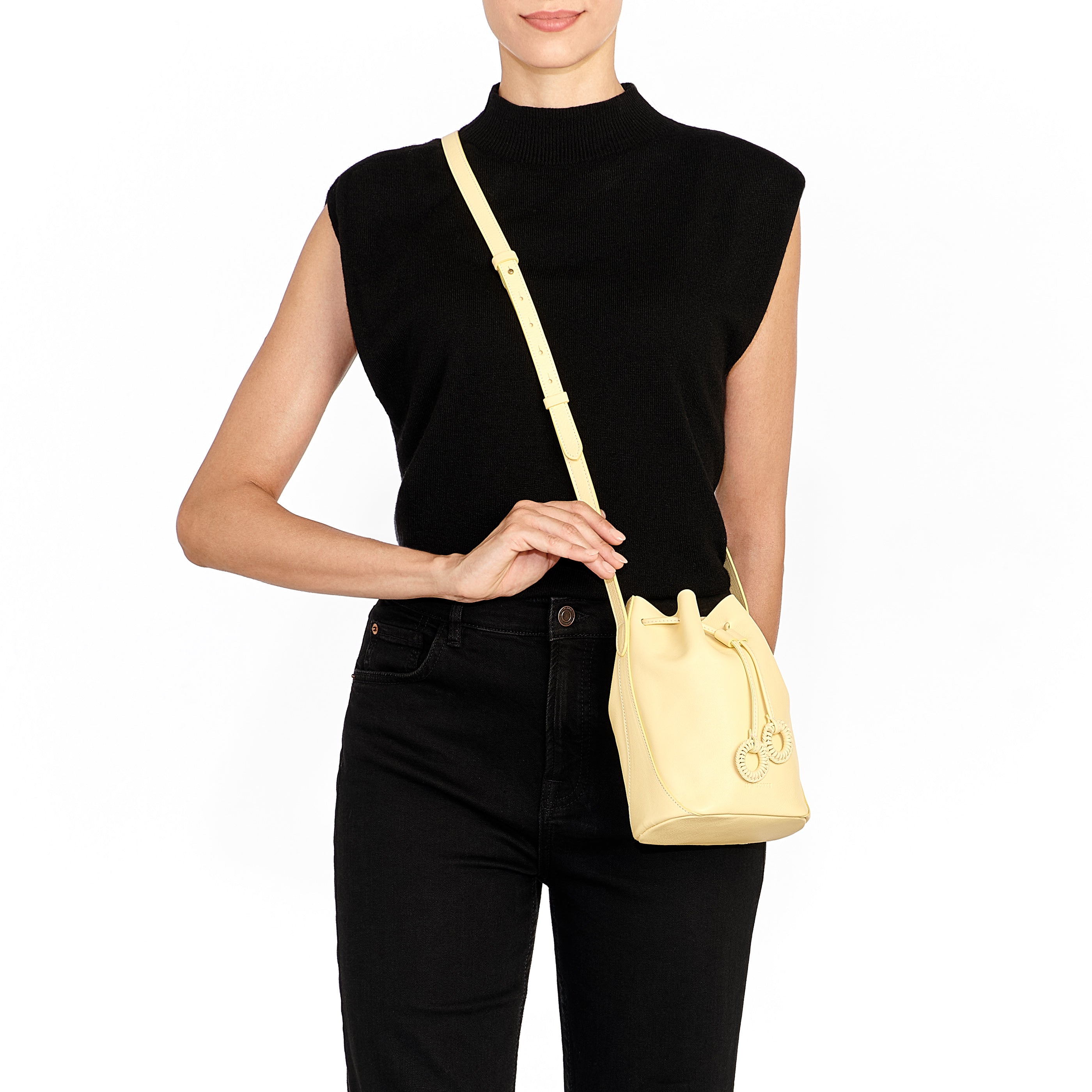 Tessa | Sac seau pour femme en cuir