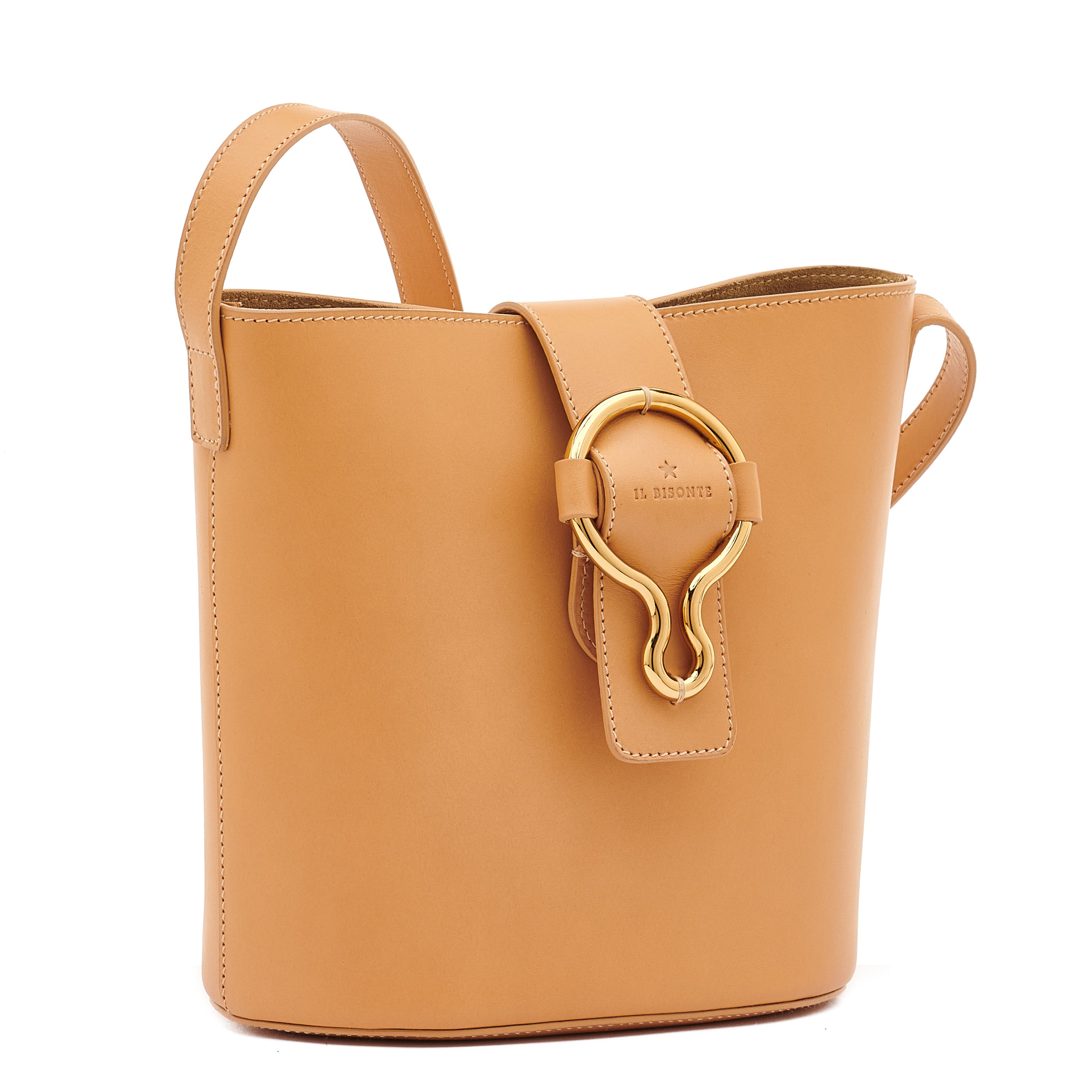 Consuelo | Sac seau pour femme en cuir couleur naturel