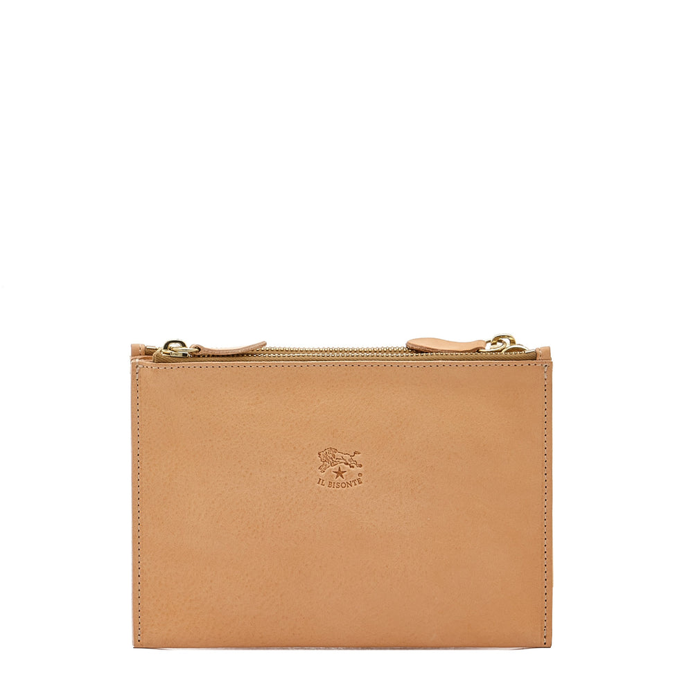 Talamone | Pochette pour femme en cuir couleur naturel