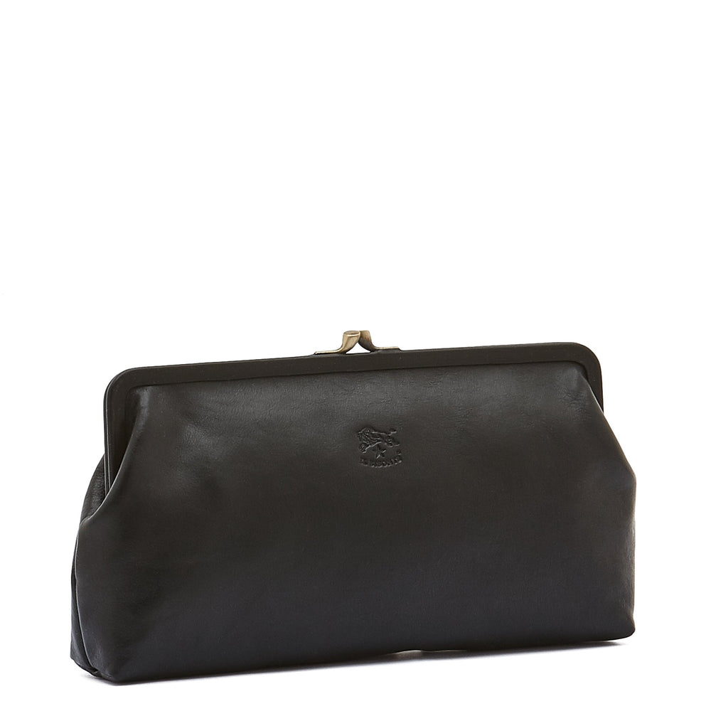 Manuela | Pochette da donna in pelle colore nero