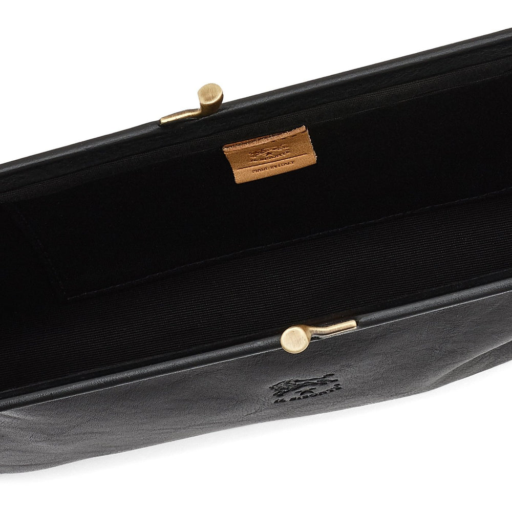 Manuela | Pochette da donna in pelle colore nero