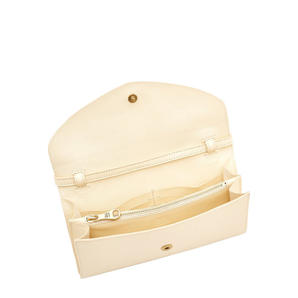 Bigallo | Women's clutch bag in leather color white