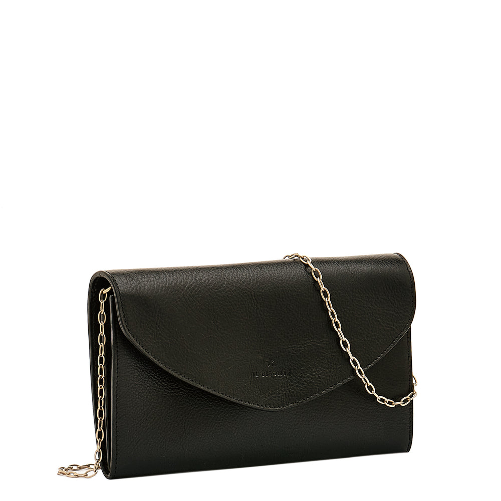 Bigallo | Pochette pour femme en cuir couleur noir