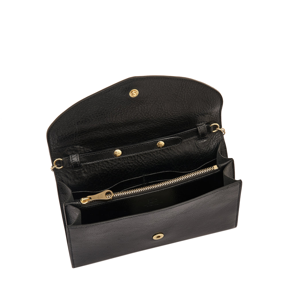 Bigallo | Pochette pour femme en cuir couleur noir