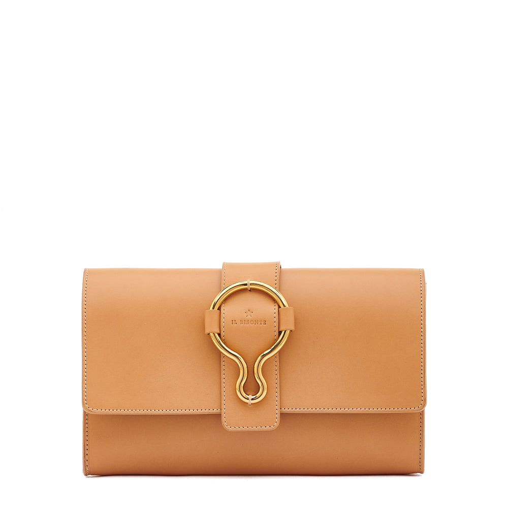 Consuelo | Pochette da donna in pelle colore naturale