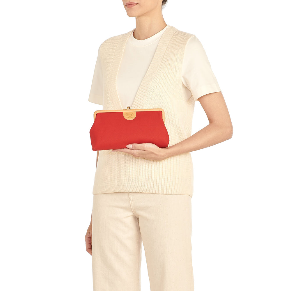Pochette da donna in tessuto