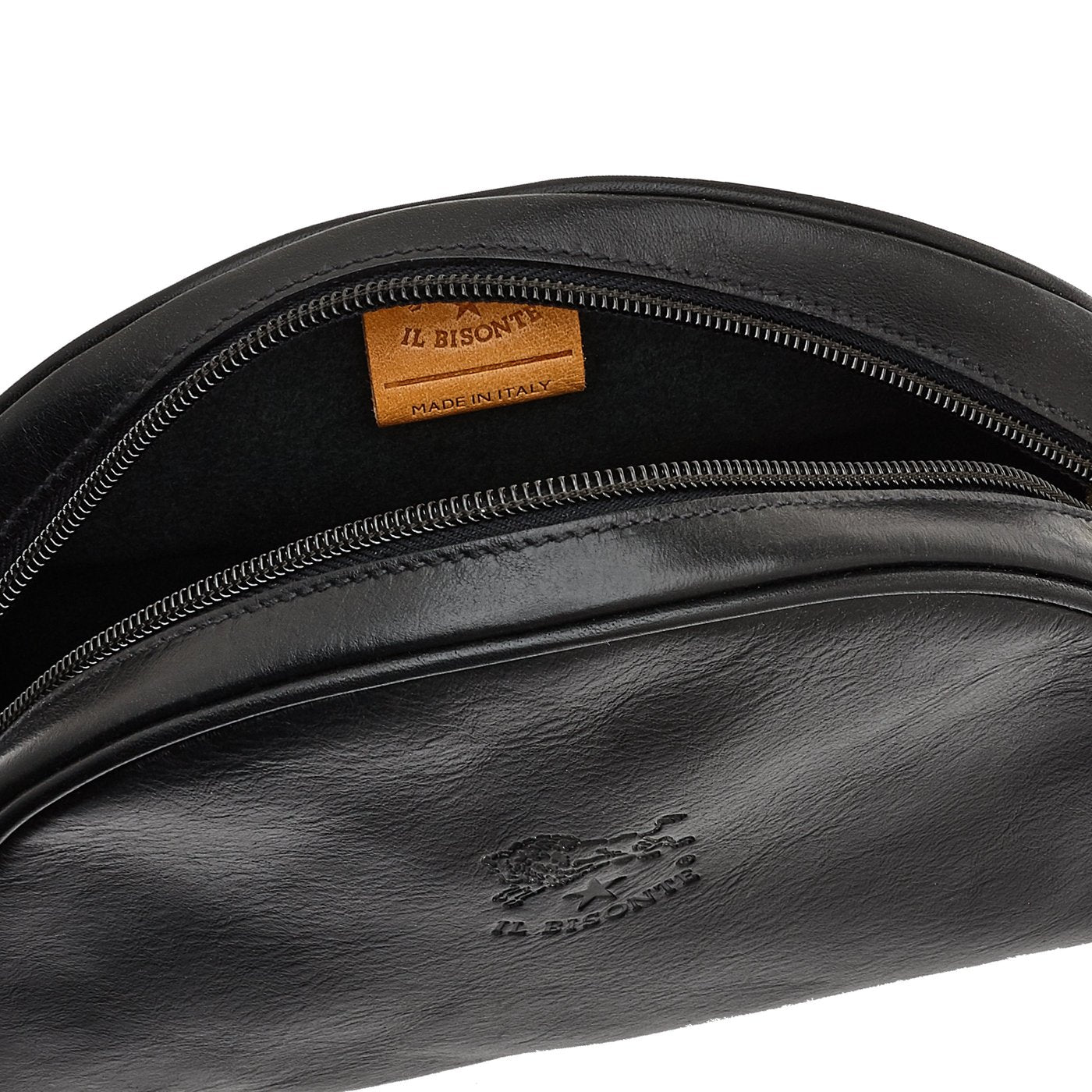 Women's crossbody bag in leather color black