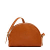 Sac bandouliere pour femme en cuir couleur caramel