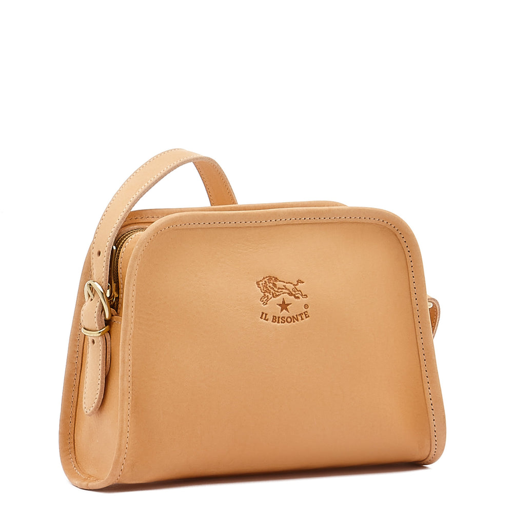 Sac Bandouliere pour Femme en Cuir couleur Naturel