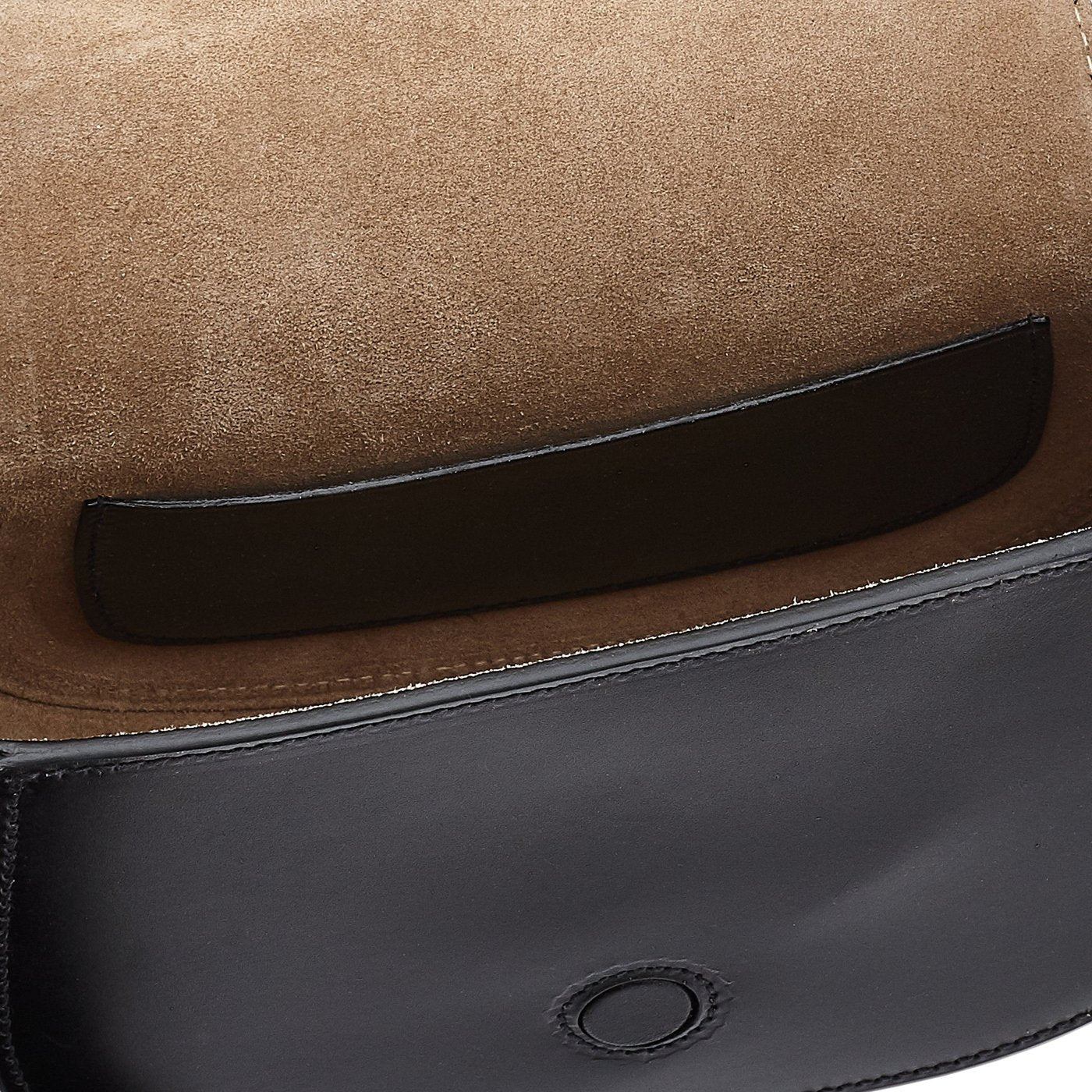 Loop  Women's crossbody bag in leather color black – Il Bisonte
