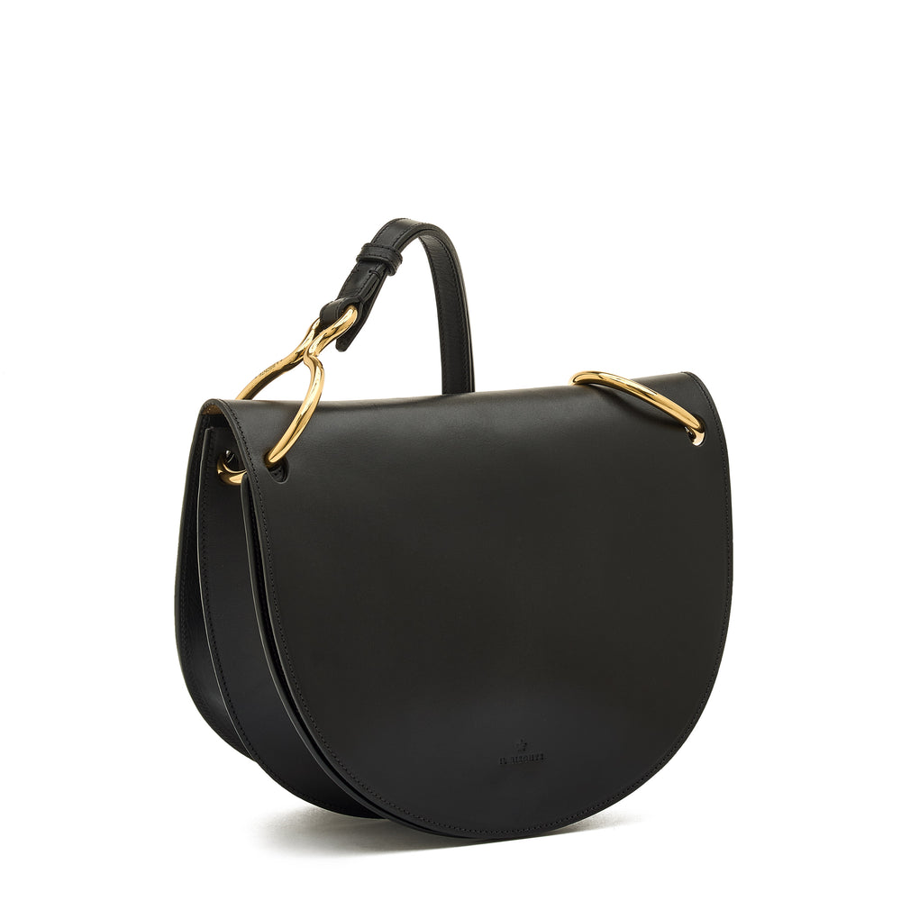 Consuelo | Women's crossbody bag in leather color black