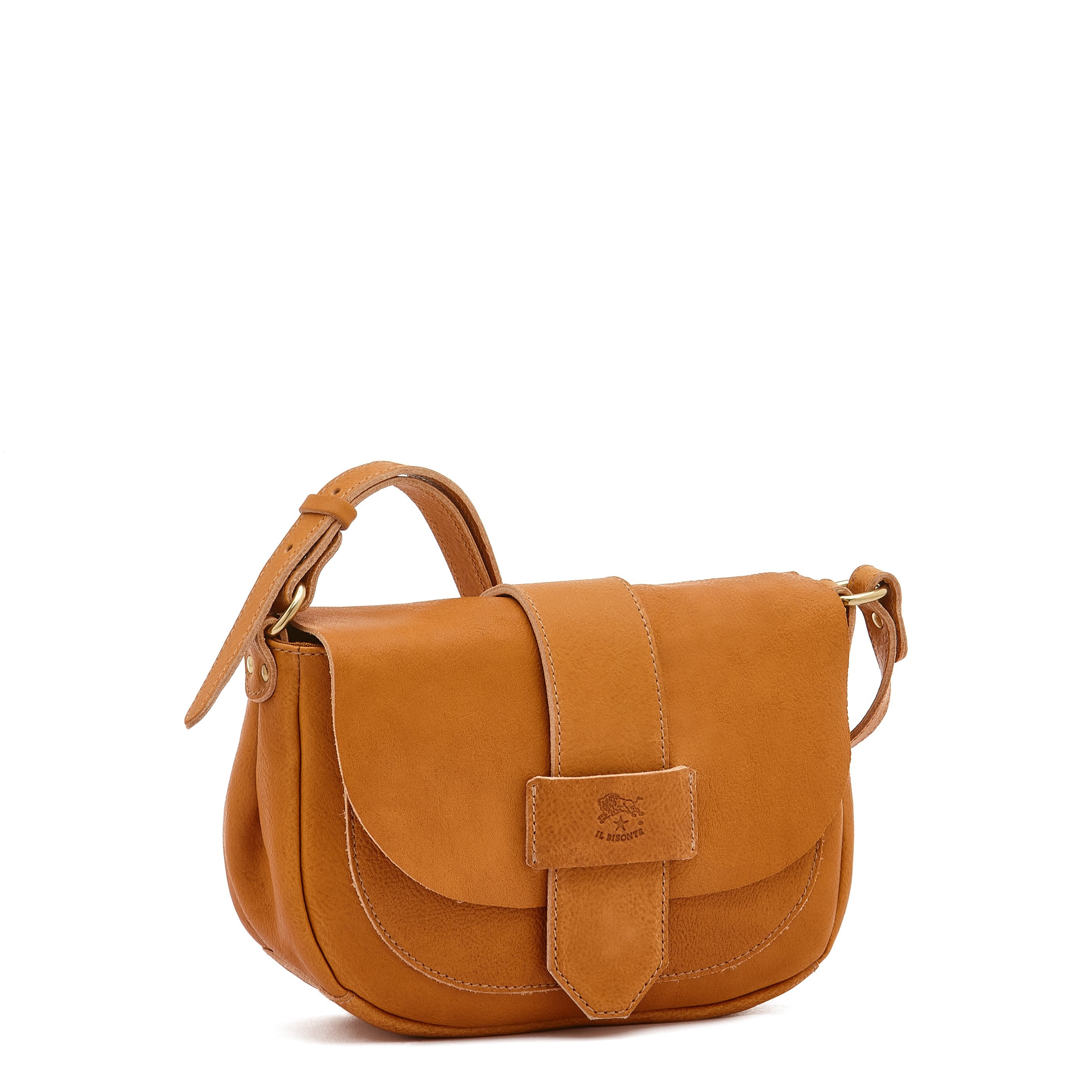 Fausta Small | Women's crossbody bag in vintage leather color natural