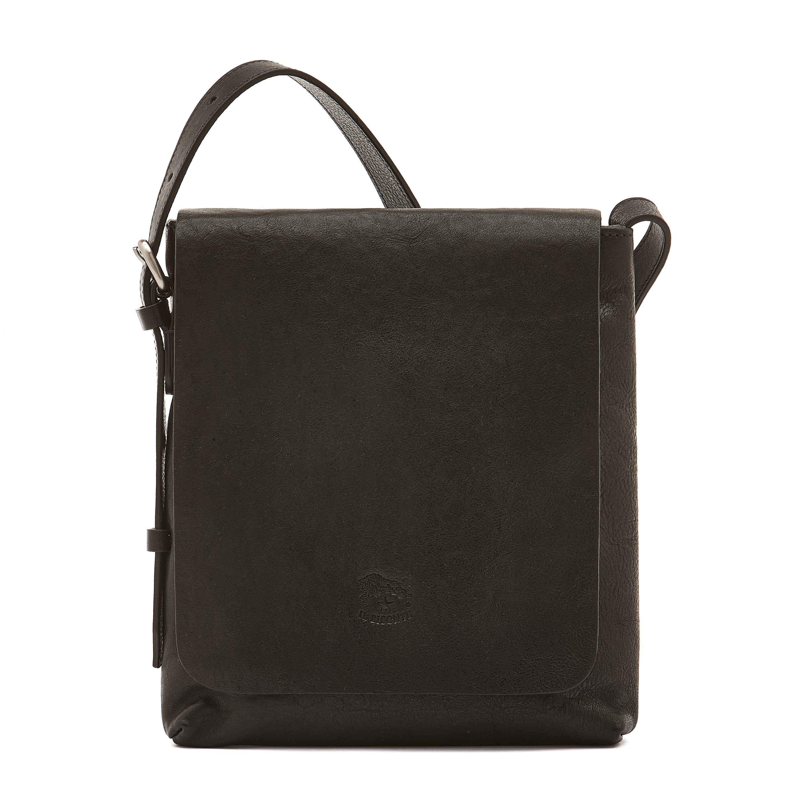 Brolio | Borsa a tracolla da uomo in pelle invecchiata colore nero