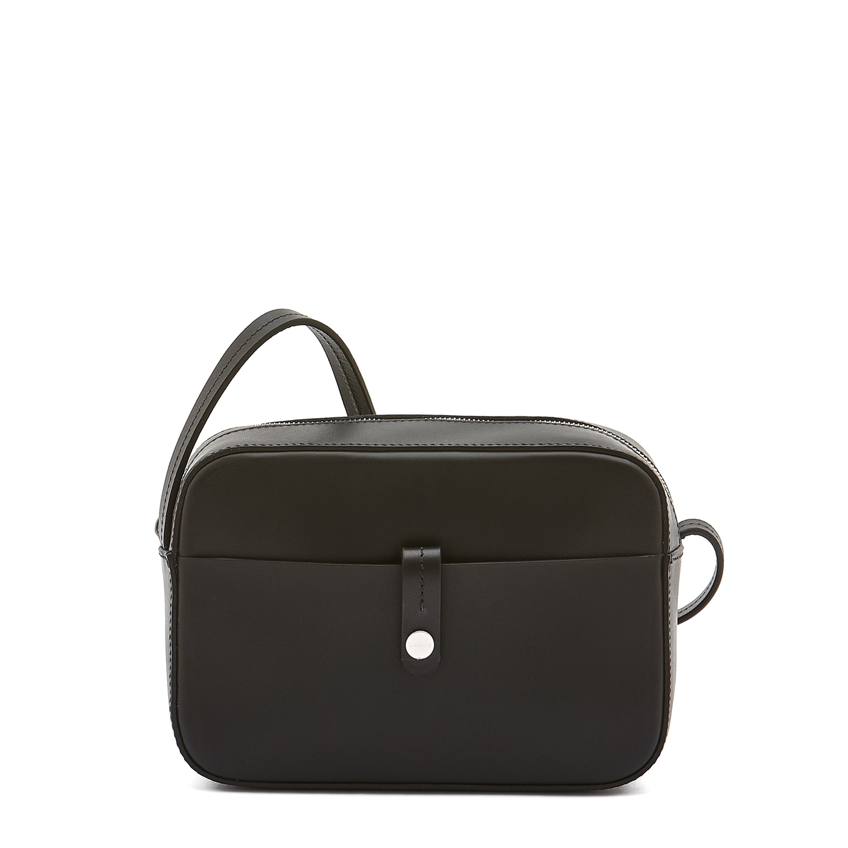 Tondina | Women's crossbody bag in leather color black