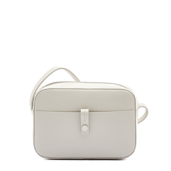 Tondina | Women's crossbody bag in leather color white seal