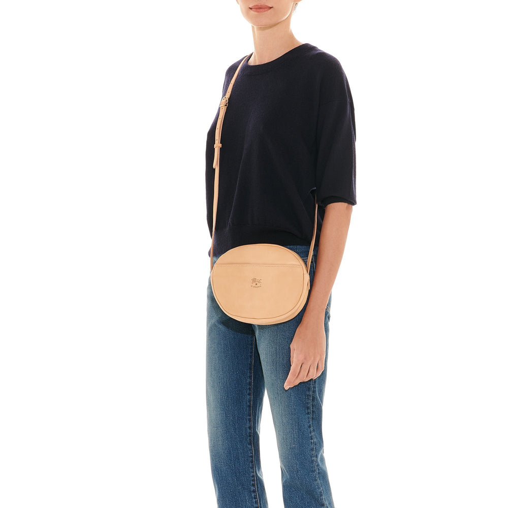 Rubino | Sac bandouliere pour femme en cuir couleur naturel
