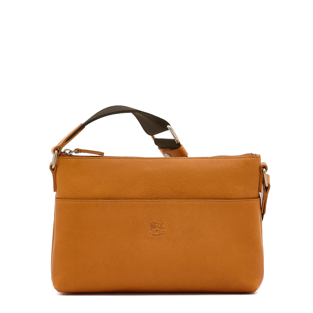 Oriuolo | Men's crossbody bag in vintage leather color natural