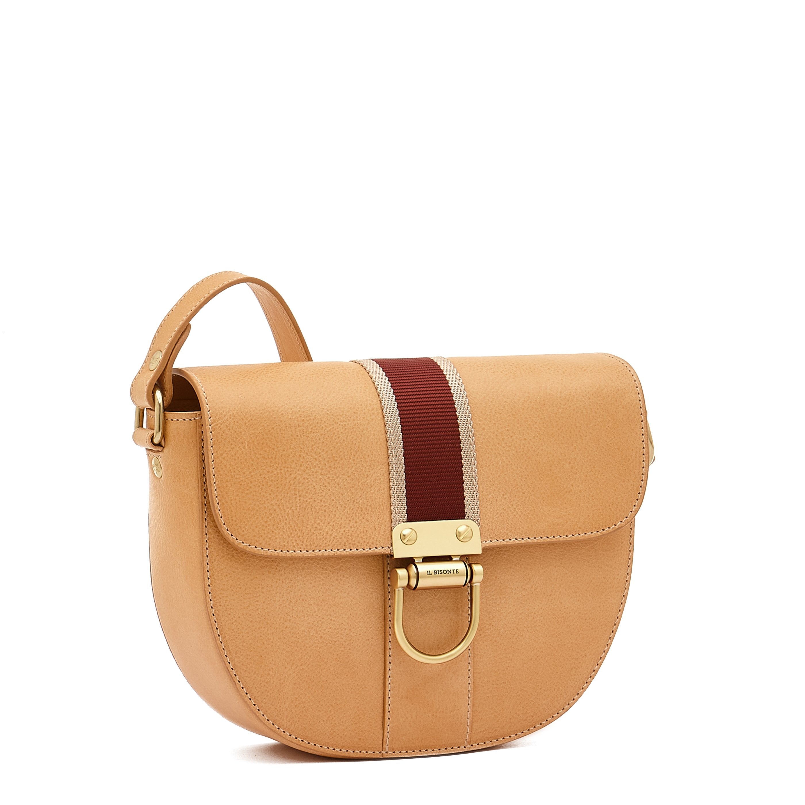 Solaria | Women's crossbody bag in leather color natural