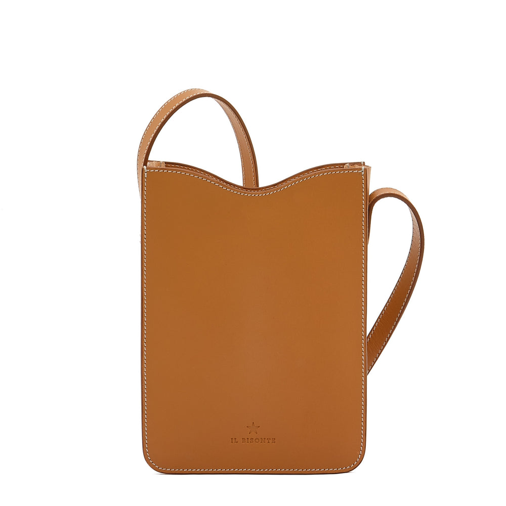 Roseto | Borsa a tracolla da donna in pelle colore naturale