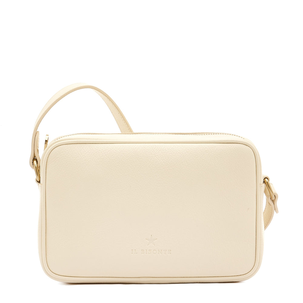 Oliveta | Borsa a tracolla da donna in pelle colore latte