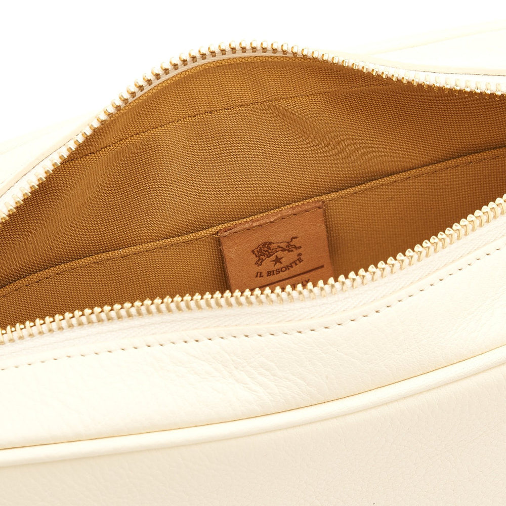 Oliveta | Borsa a tracolla da donna in pelle colore latte