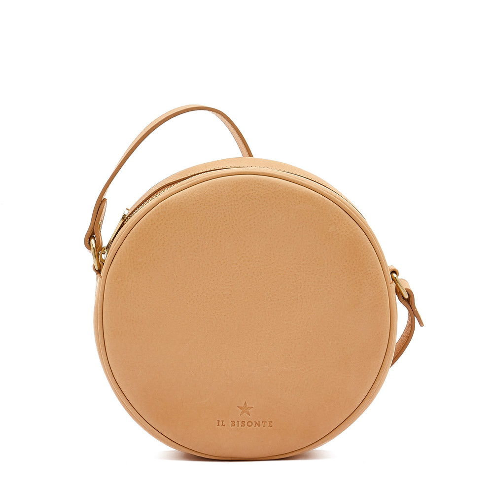 Oliveta | Sac bandouliere pour femme en cuir couleur naturel