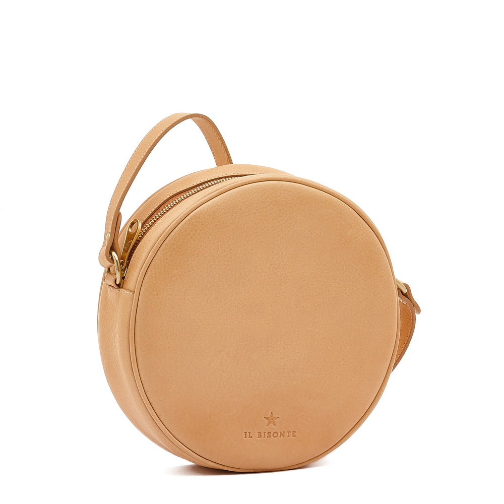 Oliveta | Sac bandouliere pour femme en cuir couleur naturel