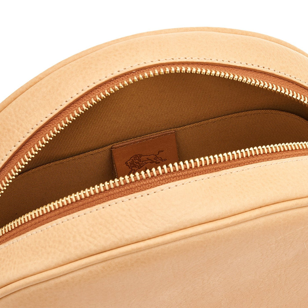 Oliveta | Sac bandouliere pour femme en cuir couleur naturel