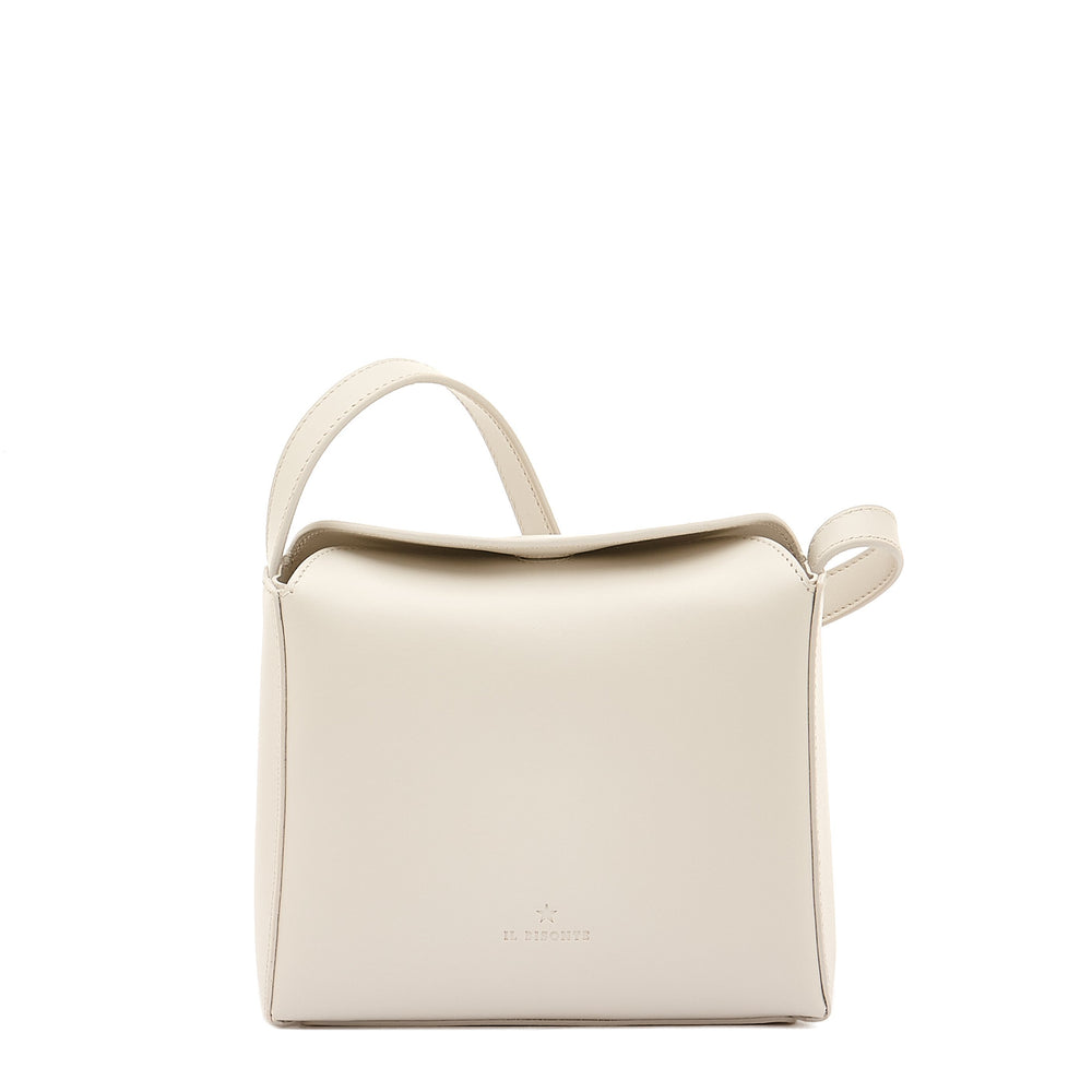 Maggio | Women's crossbody bag in leather color white seal