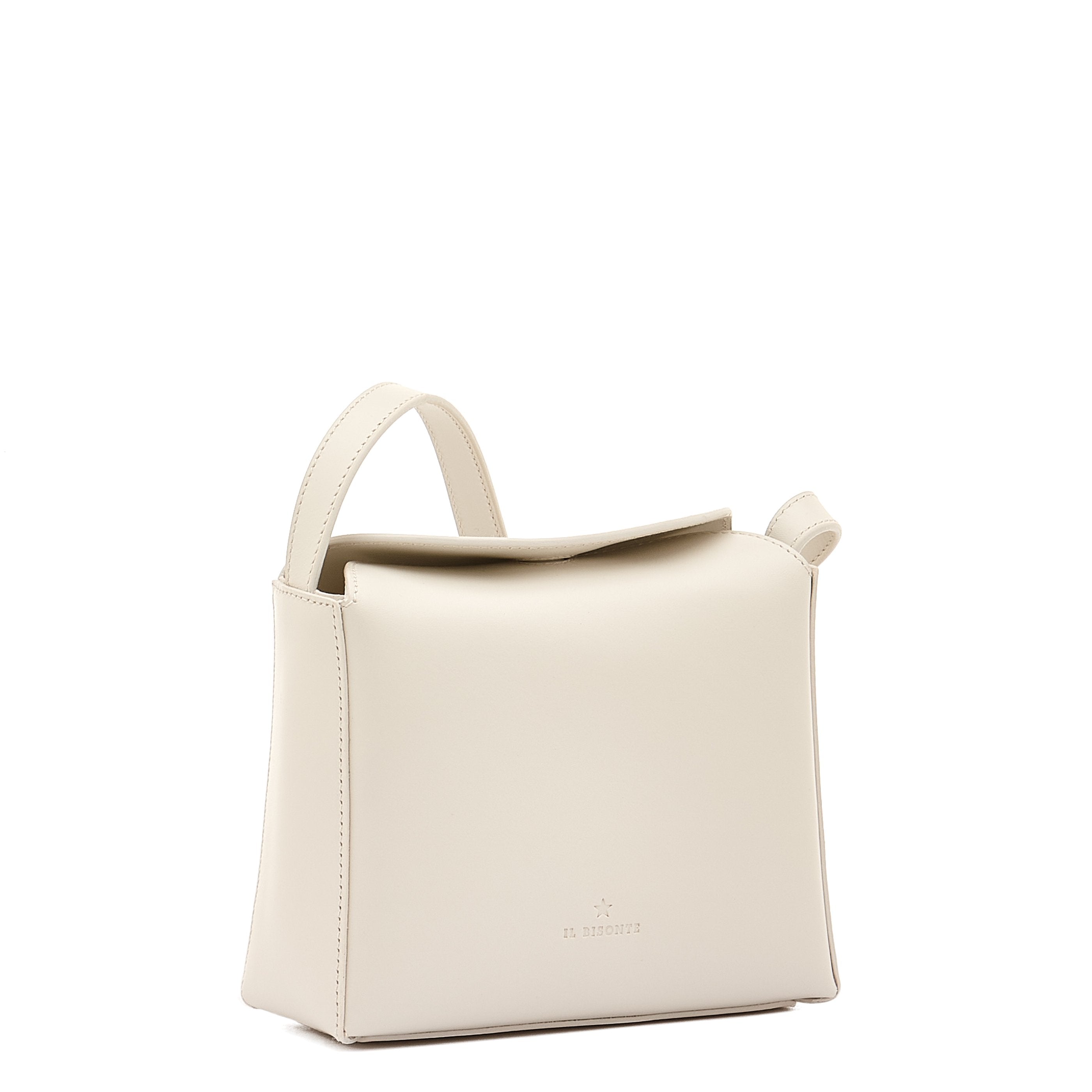 Maggio | Women's crossbody bag in leather color white seal