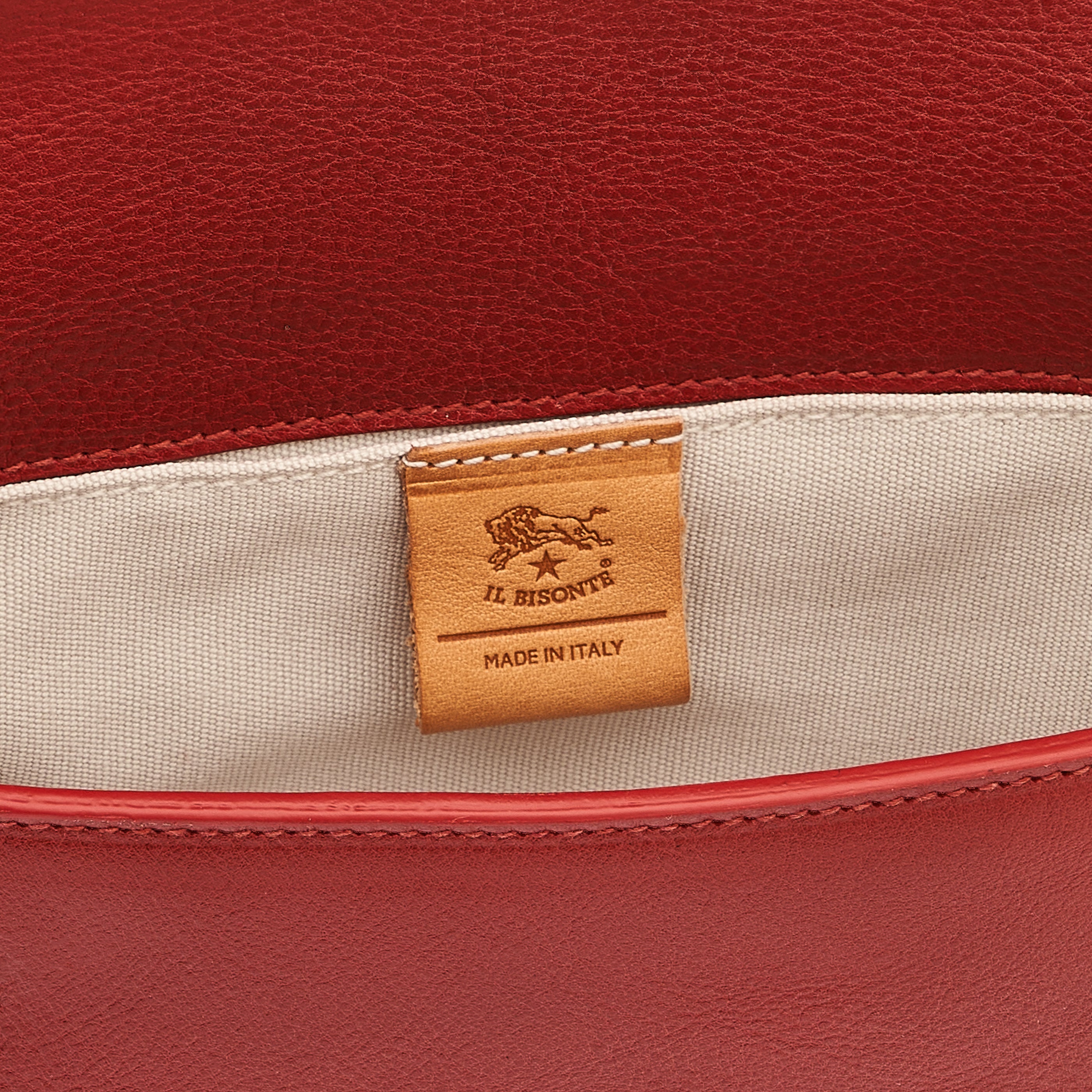 Studio | Sac bandouliere pour femme en cuir couleur rouge